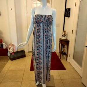 Cotton  On -strapless  long Maxi dress size small